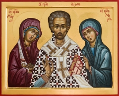 Святые праведные Лазарь, Марфа и Мария